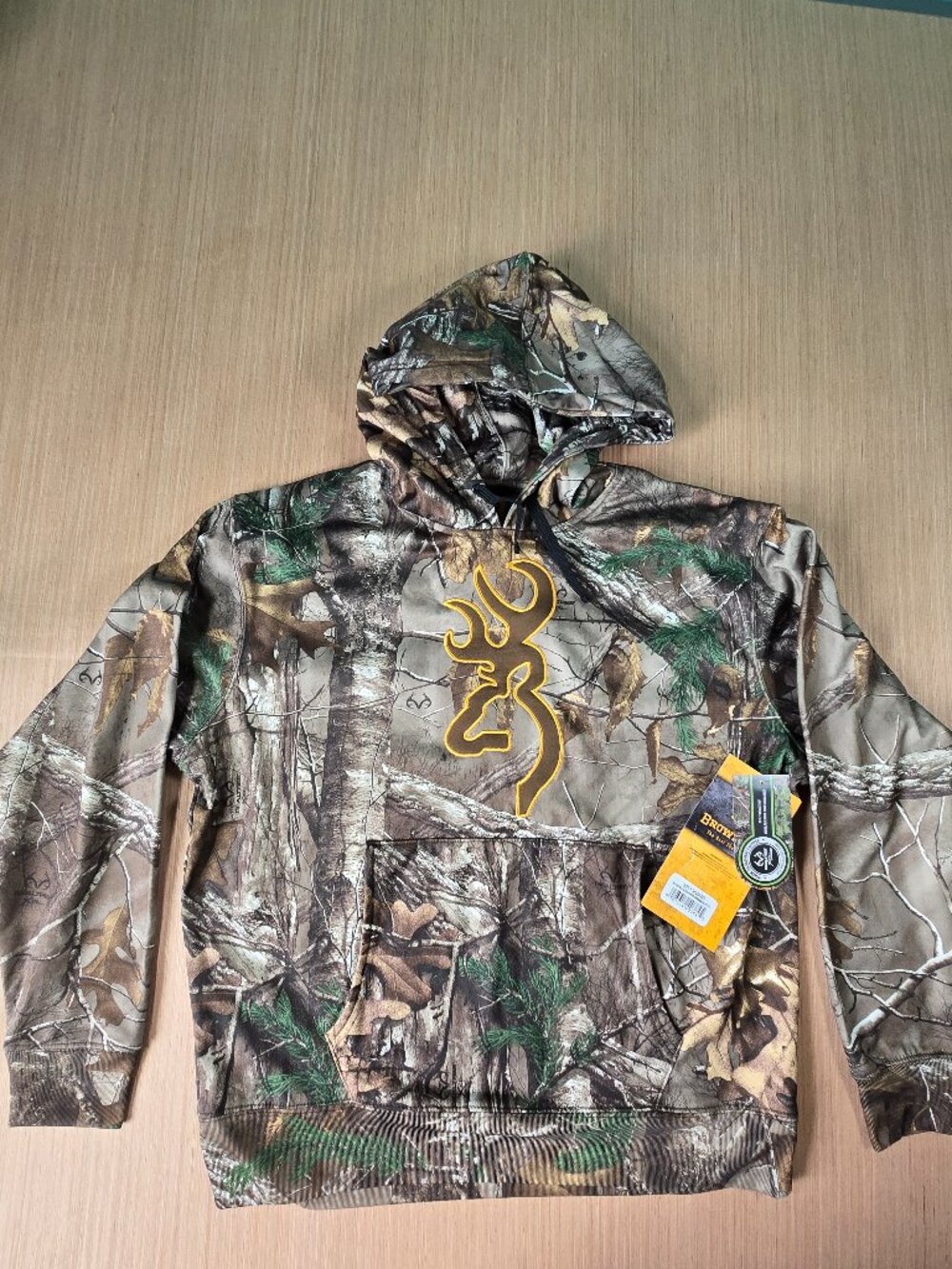 Browning Camo Hunting Hoodie Men’s Large NWT